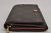 Auth Louis Vuitton Monogram Porte Monnaie Billets Tresor Wallet M61730 LV 9791J