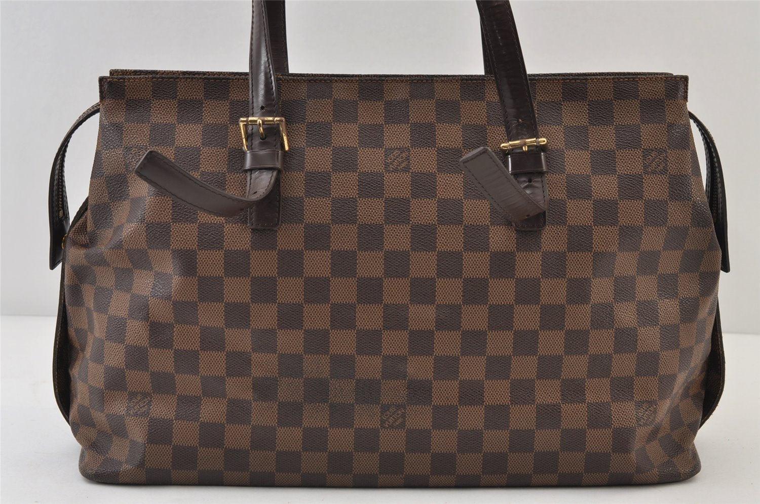 Authentic Louis Vuitton Damier Chelsea Shoulder Tote Bag N51119 LV 9793I