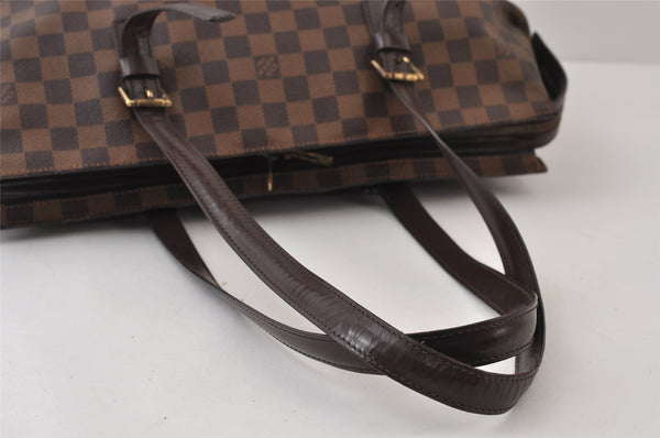 Authentic Louis Vuitton Damier Chelsea Shoulder Tote Bag N51119 LV 9793I