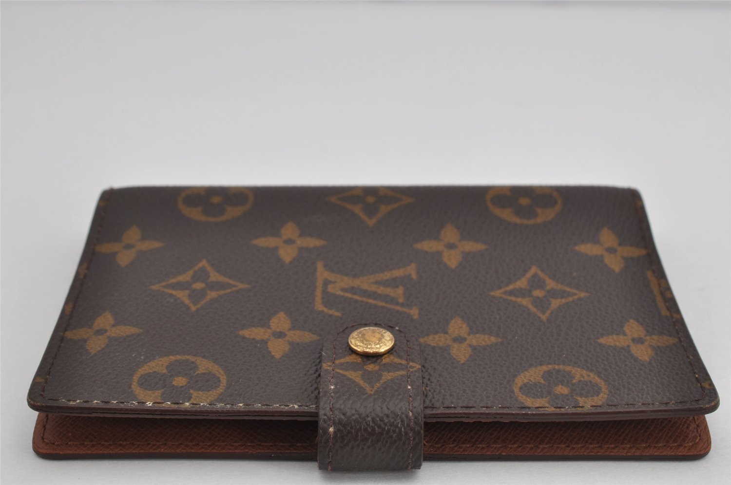 Authentic Louis Vuitton Monogram Agenda PM Notebook Cover R20005 LV 9794J