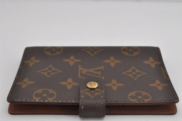 Authentic Louis Vuitton Monogram Agenda PM Notebook Cover R20005 LV 9794J