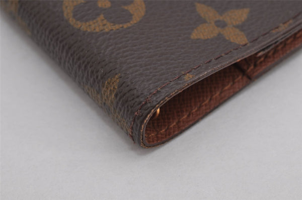 Authentic Louis Vuitton Monogram Agenda PM Notebook Cover R20005 LV 9794J