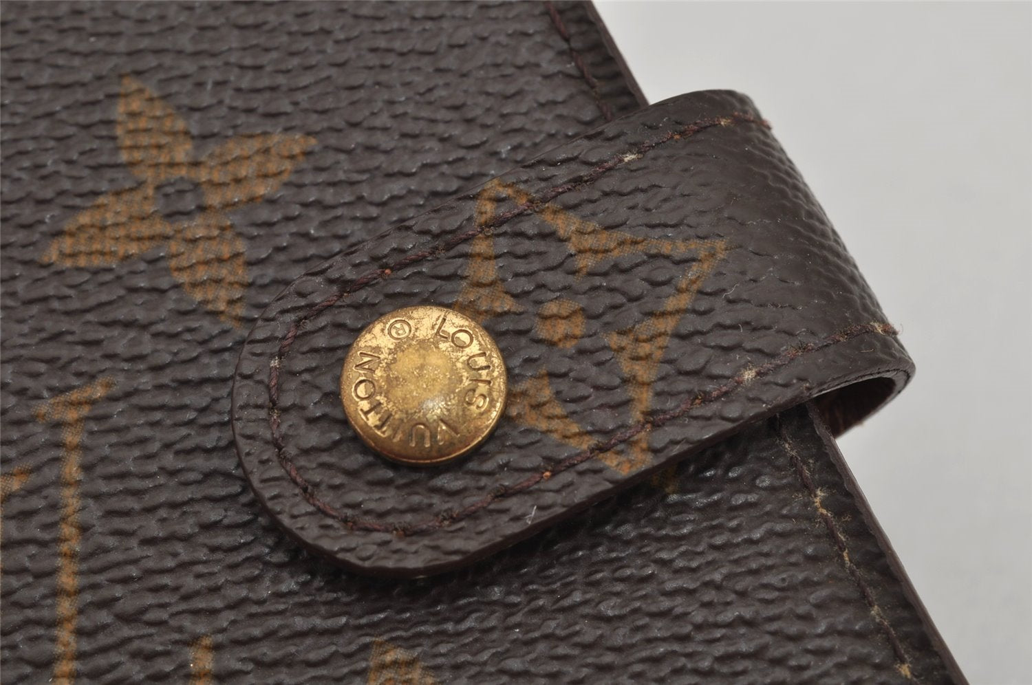 Authentic Louis Vuitton Monogram Agenda PM Notebook Cover R20005 LV 9794J