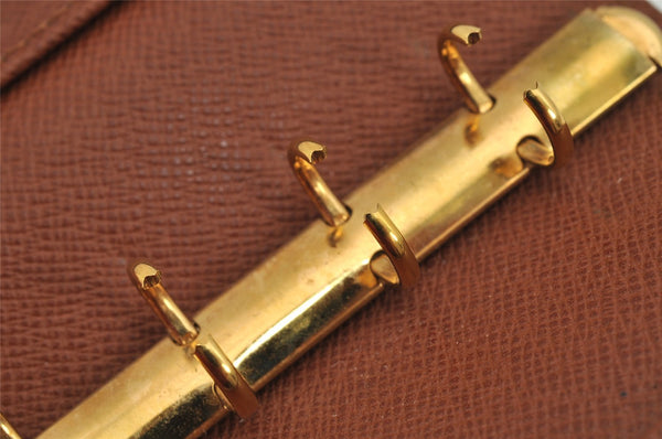 Authentic Louis Vuitton Monogram Agenda PM Notebook Cover R20005 LV 9794J