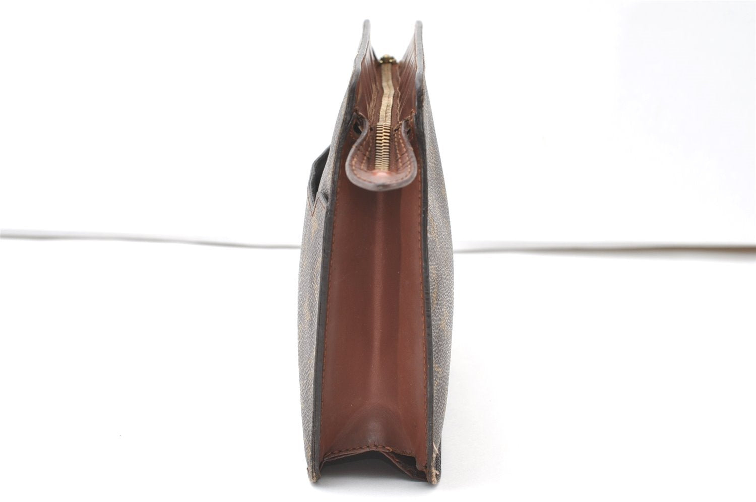 Authentic Louis Vuitton Monogram Pochette Homme Clutch Bag M51795 Junk 9795I