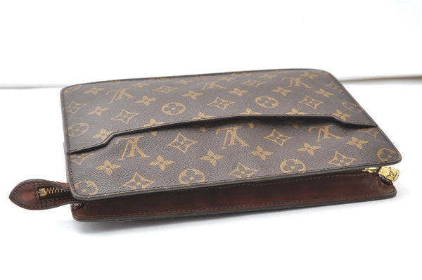 Authentic Louis Vuitton Monogram Pochette Homme Clutch Bag M51795 Junk 9795I