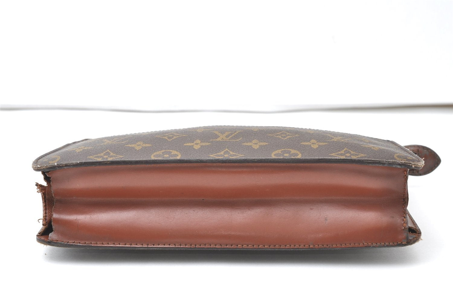 Authentic Louis Vuitton Monogram Pochette Homme Clutch Bag M51795 Junk 9795I