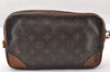Authentic Louis Vuitton Monogram Marly Dragonne GM M51825 Clutch Hand Bag 9796I