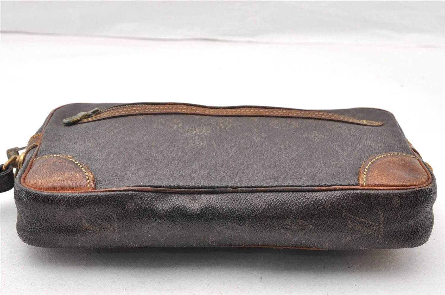 Authentic Louis Vuitton Monogram Marly Dragonne GM M51825 Clutch Hand Bag 9796I