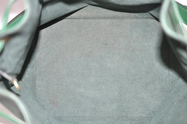 Authentic Louis Vuitton Epi Petit Noe Shoulder Drawstring Bag M44104 Green 9798I