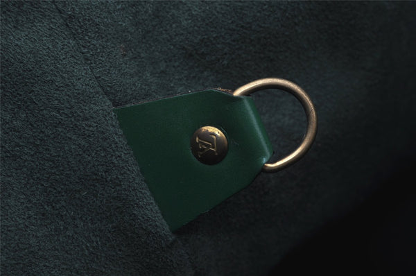 Authentic Louis Vuitton Epi Petit Noe Shoulder Drawstring Bag M44104 Green 9798I