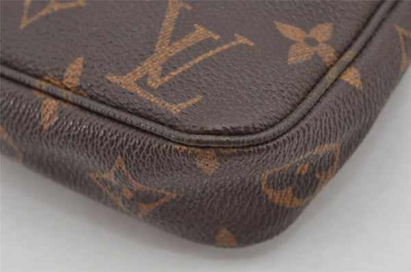 Authentic Louis Vuitton Monogram Pochette Accessoires Pouch M51980 LV Junk 9798J