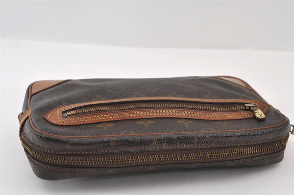 Authentic Louis Vuitton Monogram Marly Dragonne GM M51825 Clutch Hand Bag 9799I