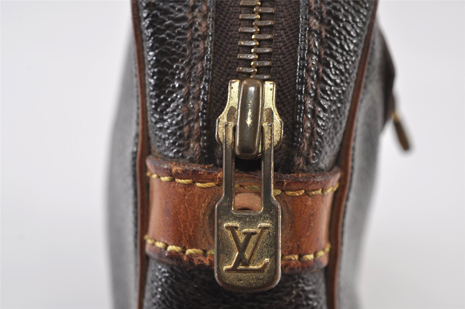 Authentic Louis Vuitton Monogram Marly Dragonne GM M51825 Clutch Hand Bag 9799I