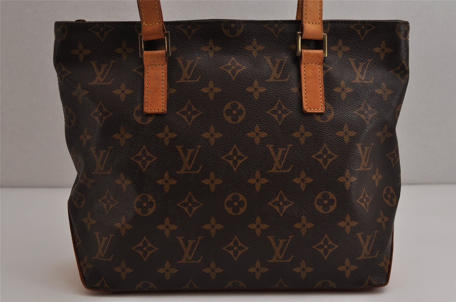 Authentic Louis Vuitton Monogram Cabas Piano Shoulder Tote Bag M51148 LV 9799J