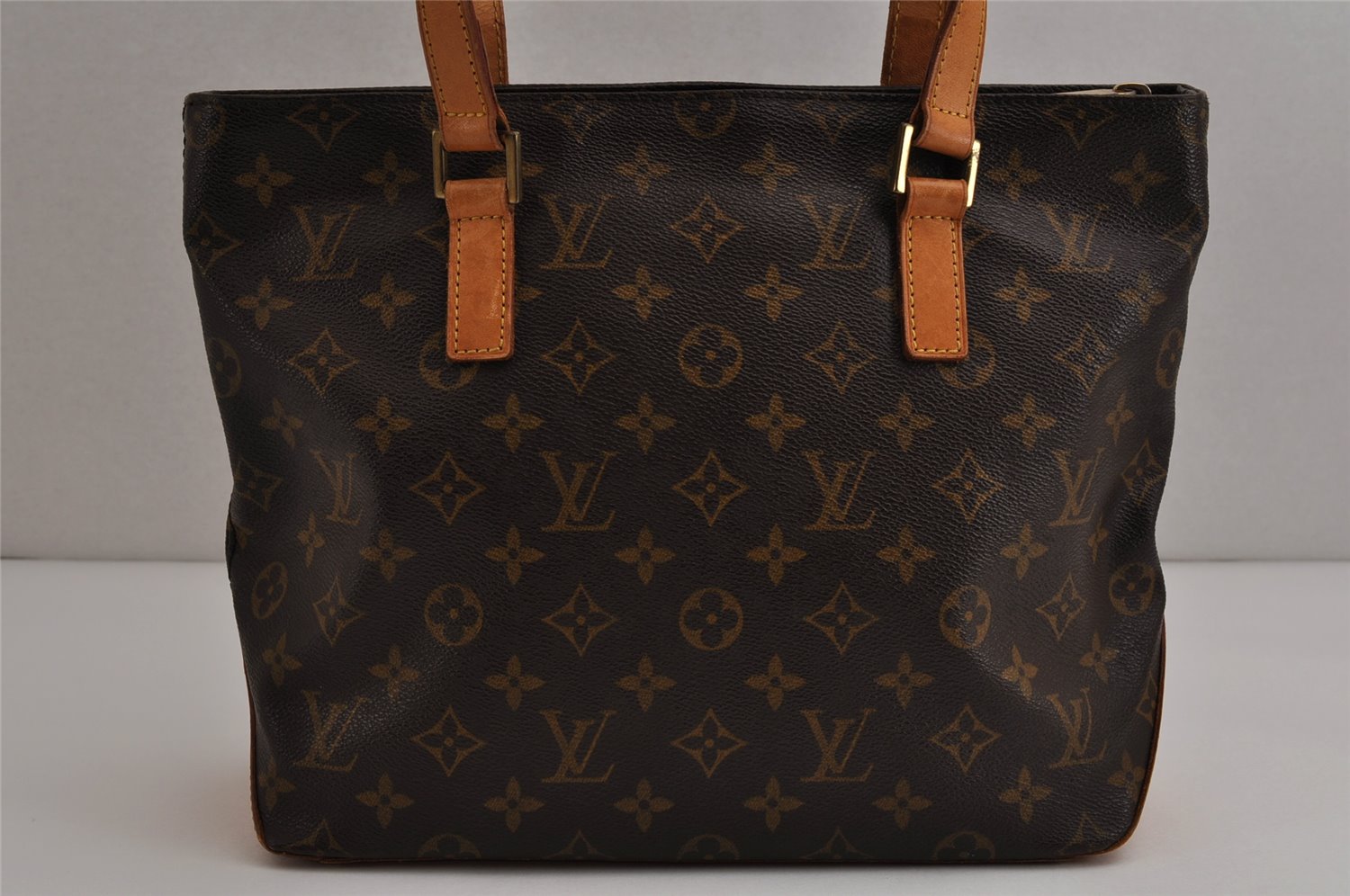 Authentic Louis Vuitton Monogram Cabas Piano Shoulder Tote Bag M51148 LV 9799J