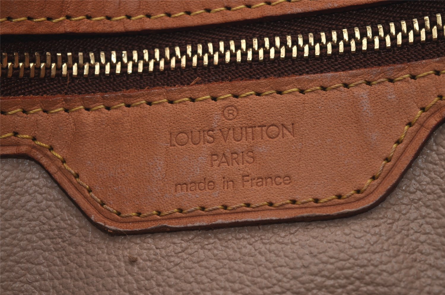 Authentic Louis Vuitton Monogram Bucket PM Shoulder Tote Bag M42238 Junk 9800I