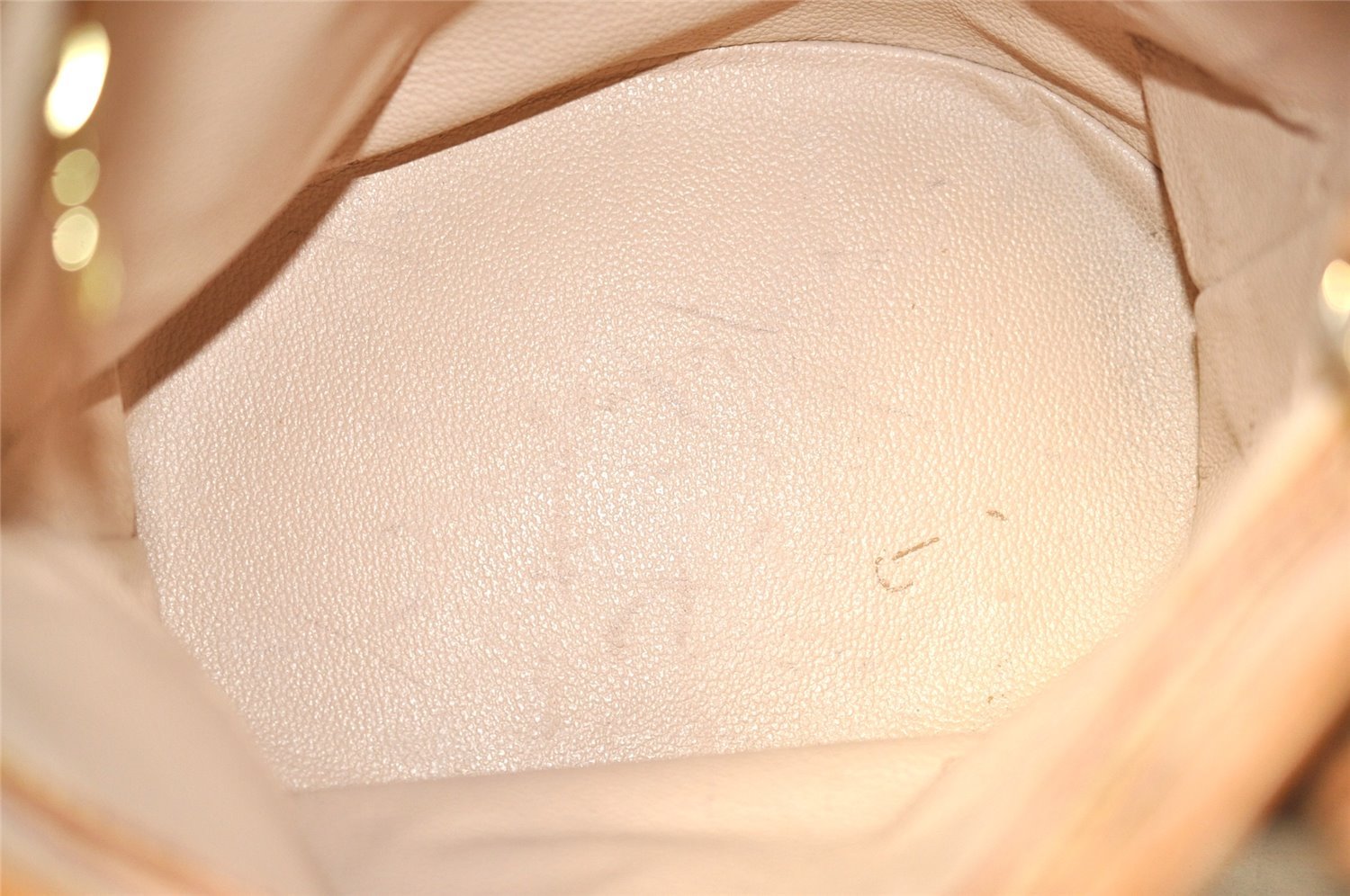 Authentic Louis Vuitton Monogram Bucket PM Shoulder Tote Bag M42238 Junk 9800I