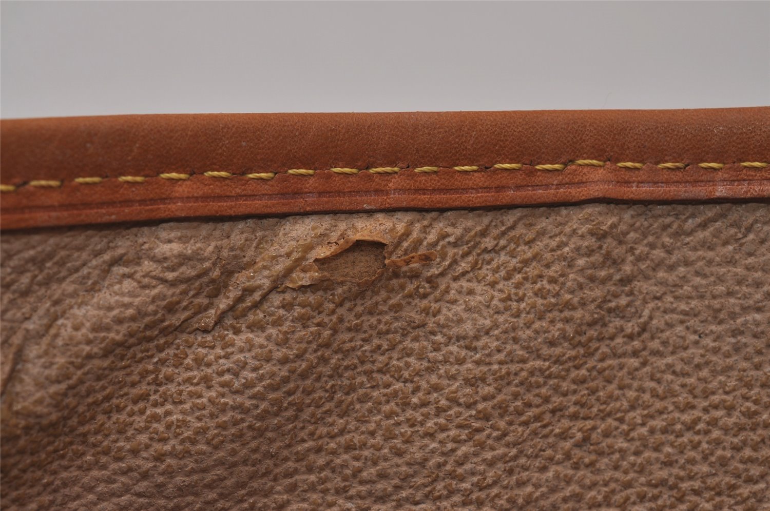 Authentic Louis Vuitton Monogram Bucket PM Shoulder Tote Bag M42238 Junk 9800I