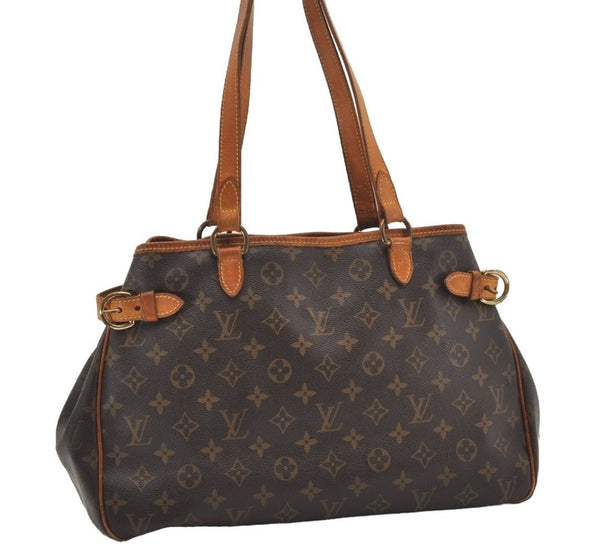 Authentic Louis Vuitton Monogram Batignolles Horizontal Tote Bag M51154 LV 9801I