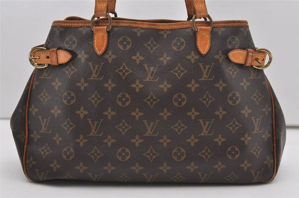 Authentic Louis Vuitton Monogram Batignolles Horizontal Tote Bag M51154 LV 9801I