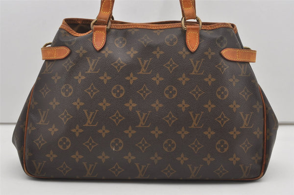 Authentic Louis Vuitton Monogram Batignolles Horizontal Tote Bag M51154 LV 9801I