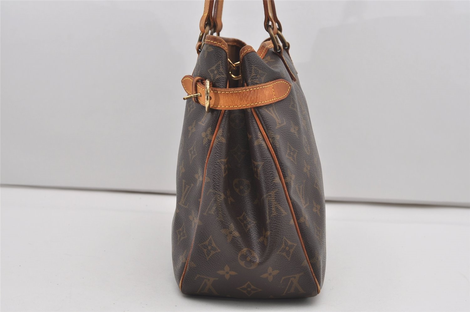 Authentic Louis Vuitton Monogram Batignolles Horizontal Tote Bag M51154 LV 9801I