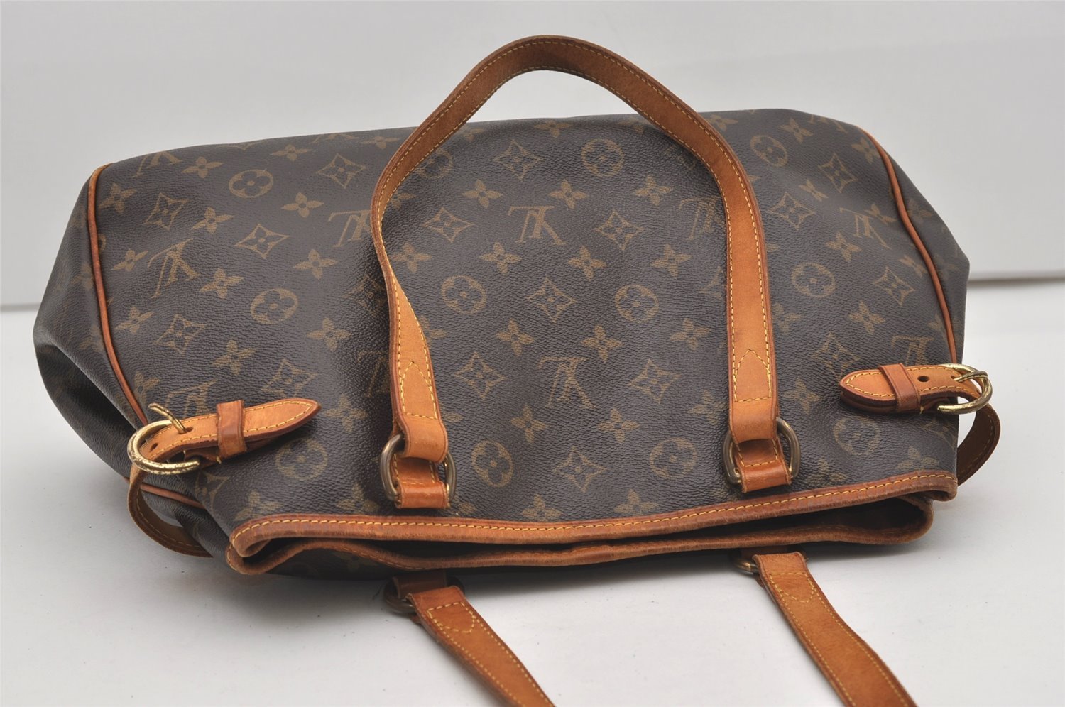 Authentic Louis Vuitton Monogram Batignolles Horizontal Tote Bag M51154 LV 9801I