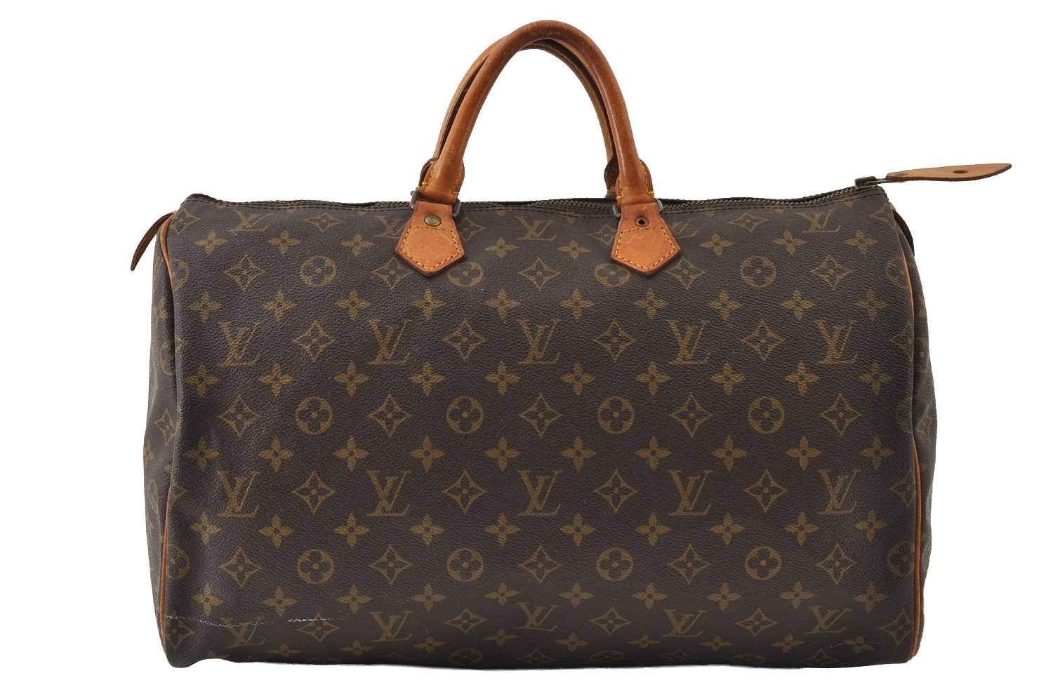 Authentic Louis Vuitton Monogram Speedy 40 Hand Boston Bag M41522 LV 9804I