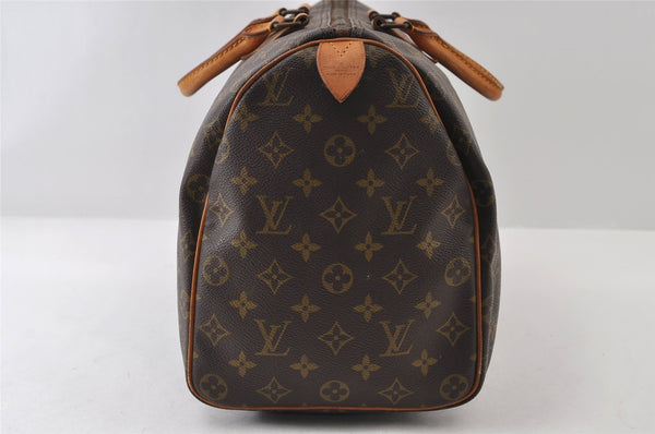 Authentic Louis Vuitton Monogram Speedy 40 Hand Boston Bag M41522 LV 9804I