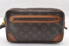 Authentic Louis Vuitton Monogram Marly Dragonne GM M51825 Clutch Hand Bag 9805I