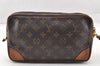Authentic Louis Vuitton Monogram Marly Dragonne GM M51825 Clutch Hand Bag 9805I