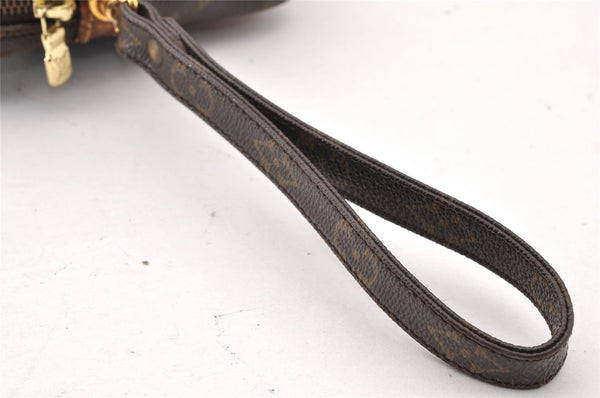 Authentic Louis Vuitton Monogram Marly Dragonne GM M51825 Clutch Hand Bag 9805I