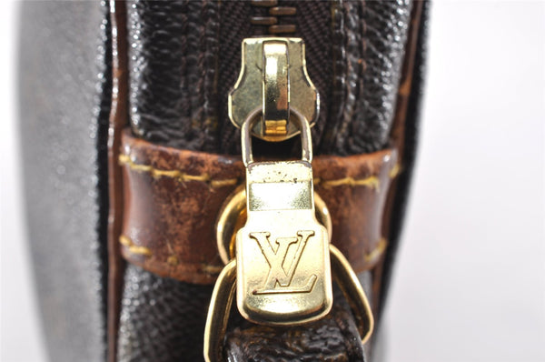 Authentic Louis Vuitton Monogram Marly Dragonne GM M51825 Clutch Hand Bag 9805I