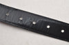 Authentic CELINE Horse Carriage Vintage Belt Leather Size 80cm 31.5" Black 9806J