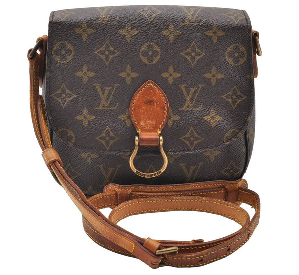 Authentic Louis Vuitton Monogram Saint Cloud MM M51243 Shoulder Bag Junk 9808I
