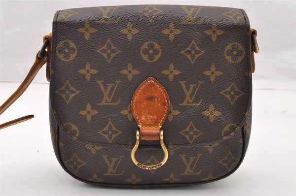 Authentic Louis Vuitton Monogram Saint Cloud MM M51243 Shoulder Bag Junk 9808I