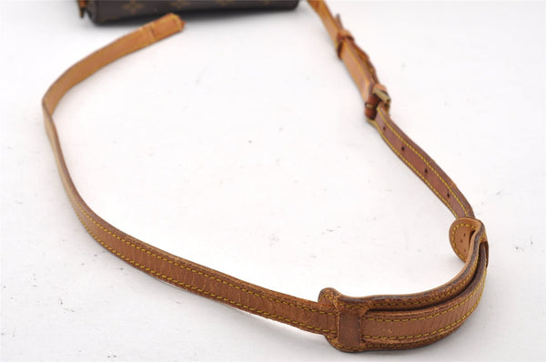 Authentic Louis Vuitton Monogram Saint Cloud MM M51243 Shoulder Bag Junk 9808I