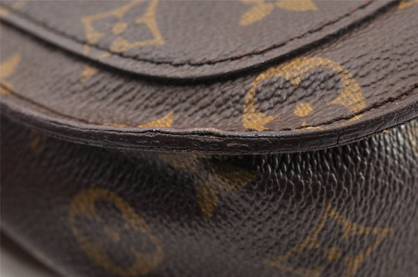Authentic Louis Vuitton Monogram Saint Cloud MM M51243 Shoulder Bag Junk 9808I