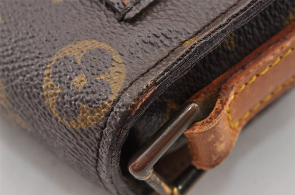 Authentic Louis Vuitton Monogram Saint Cloud MM M51243 Shoulder Bag Junk 9808I