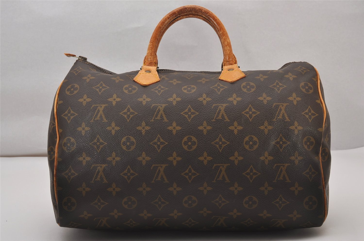 Authentic Louis Vuitton Monogram Speedy 35 Hand Boston Bag M41524 LV 9809I