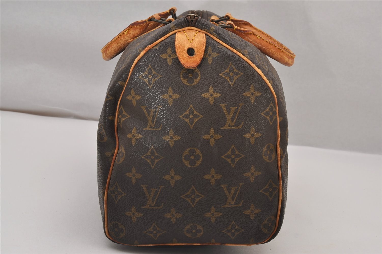 Authentic Louis Vuitton Monogram Speedy 35 Hand Boston Bag M41524 LV 9809I