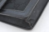 Authentic GUCCI Web Sherry Line Pouch Purse GG Canvas Leather Black 9810F