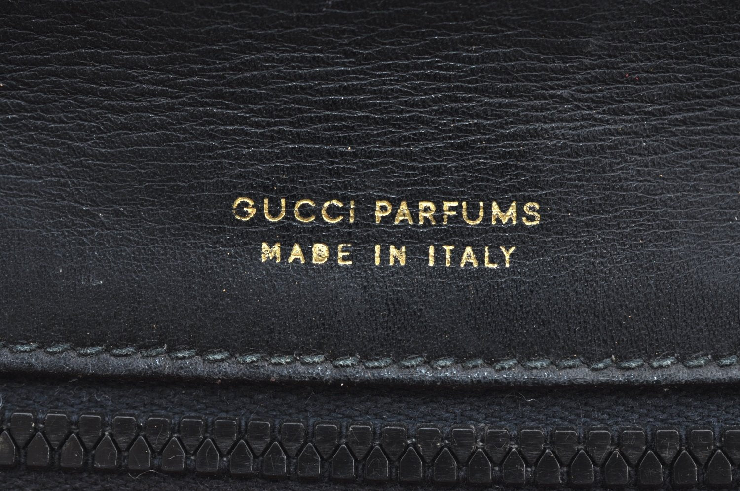 Authentic GUCCI Web Sherry Line Pouch Purse GG Canvas Leather Black 9810F