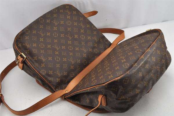 Authentic Louis Vuitton Monogram Saumur 35 Shoulder Cross Bag M42254 LV 9811J