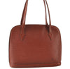 Authentic Louis Vuitton Epi Lussac Shoulder Tote Bag Brown M52283 LV 9812I