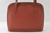 Authentic Louis Vuitton Epi Lussac Shoulder Tote Bag Brown M52283 LV 9812I