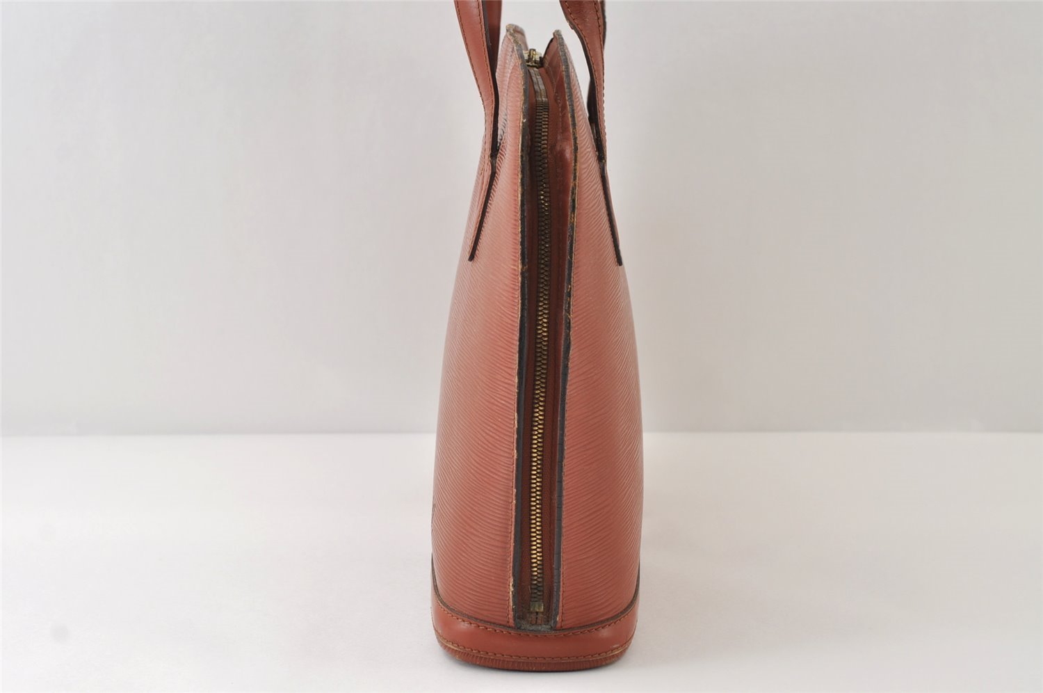 Authentic Louis Vuitton Epi Lussac Shoulder Tote Bag Brown M52283 LV 9812I