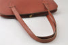 Authentic Louis Vuitton Epi Lussac Shoulder Tote Bag Brown M52283 LV 9812I