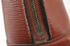 Authentic Louis Vuitton Epi Lussac Shoulder Tote Bag Brown M52283 LV 9812I